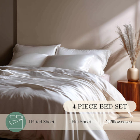 Casilva luxury hotel quality bedding lifestyle shot conveying premium softness