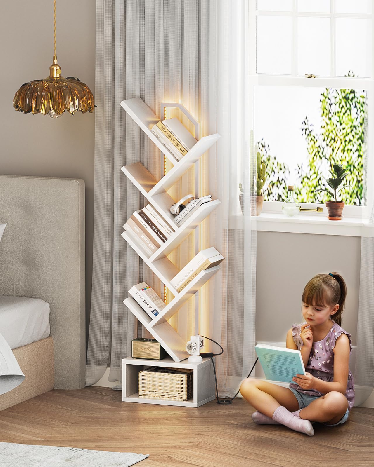 Casaottima tree bookshelf easy-to-follow assembly instructions