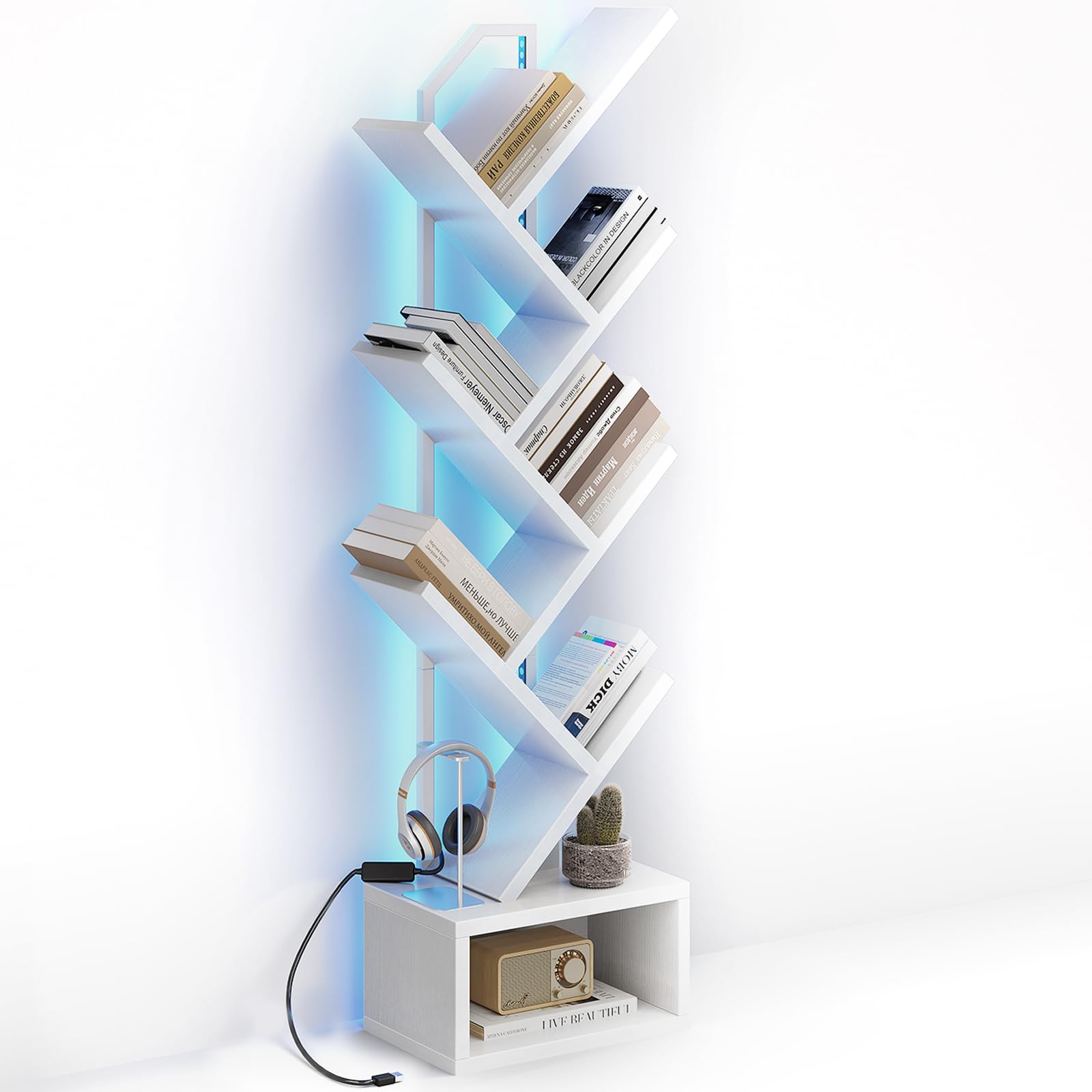 Casaottima tree bookshelf packaging ready for setup