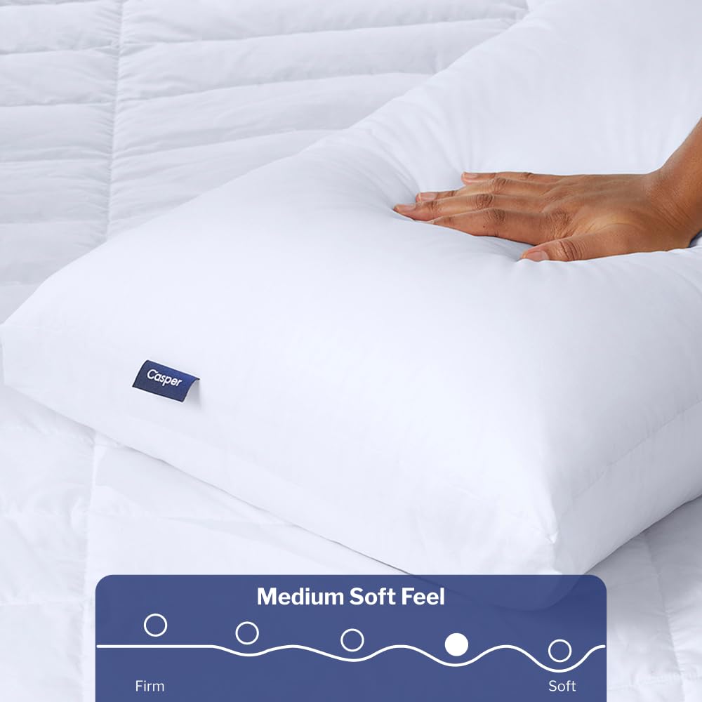 Casper Sleep Original Pillow inner core close-up highlighting buoyant fill