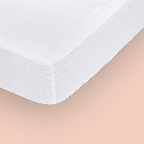 Casper protector fits up to 16 inches deep for a snug mattress hug