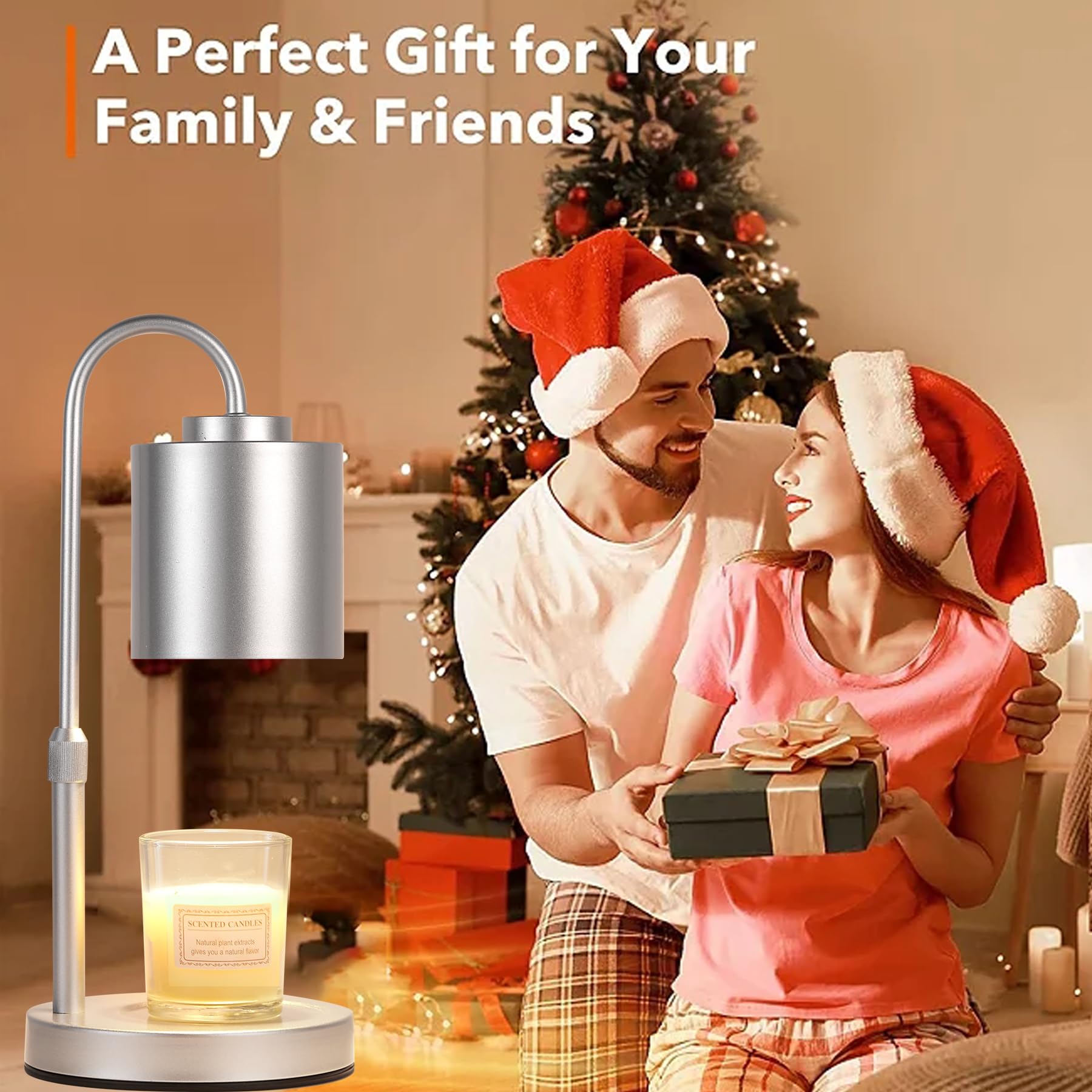 CASTLELIFE Candle Warmer Lamp evenly distributes fragrance across rooms.
