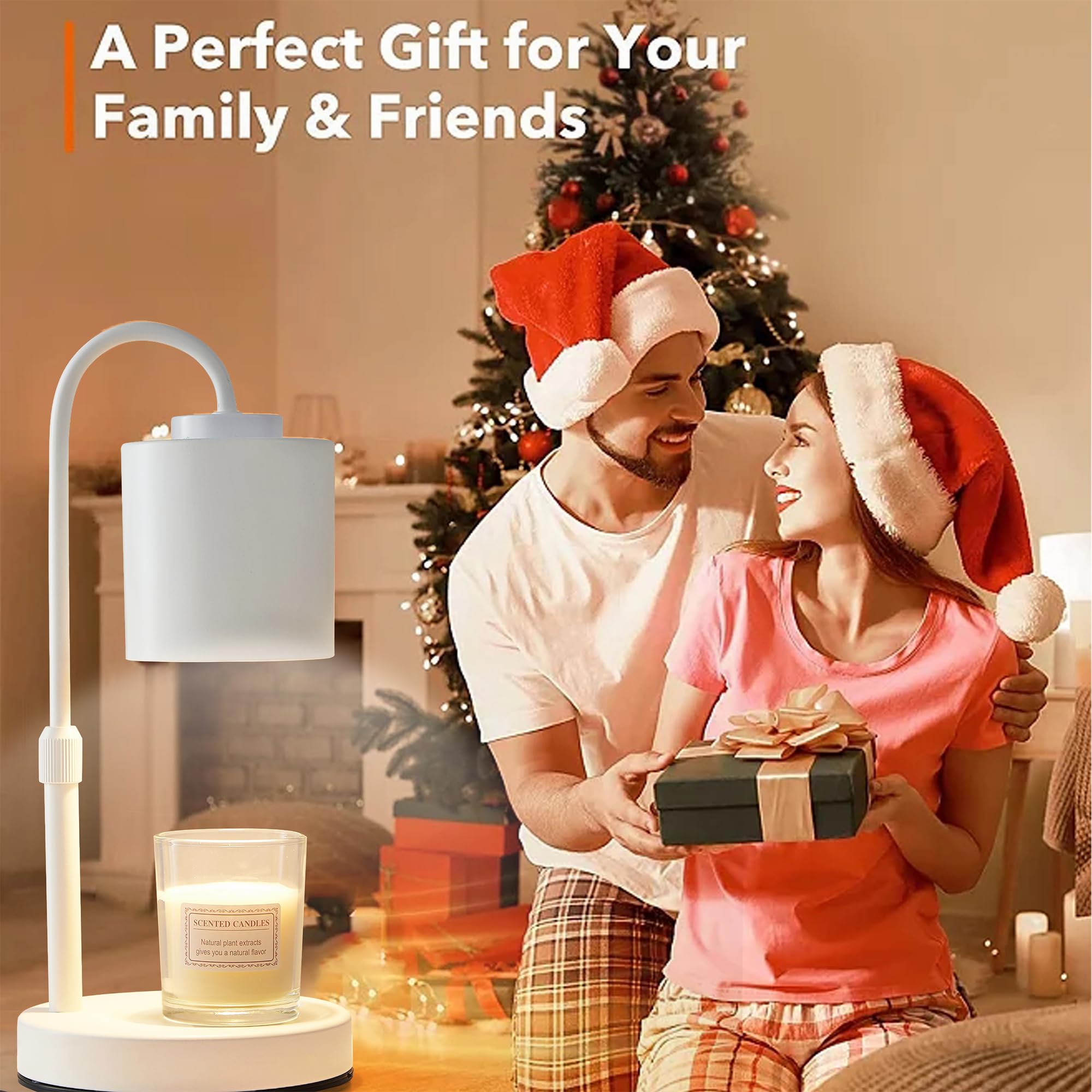 CastleLife candle warmer lamp shown on a bedside table offering calm ambiance