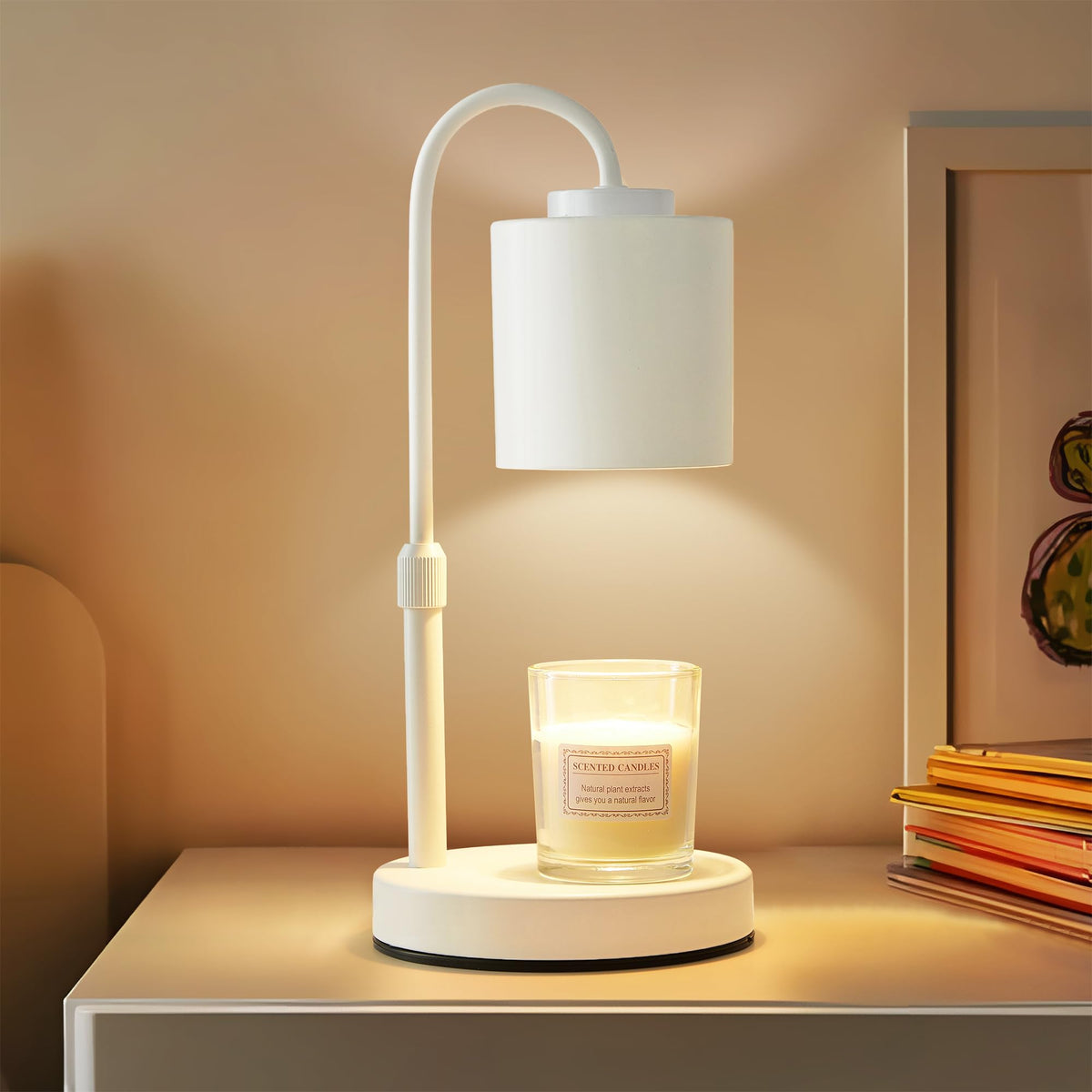 CastleLife Candle Warmer Lamp with timer and dimmer for controlled fragrance release