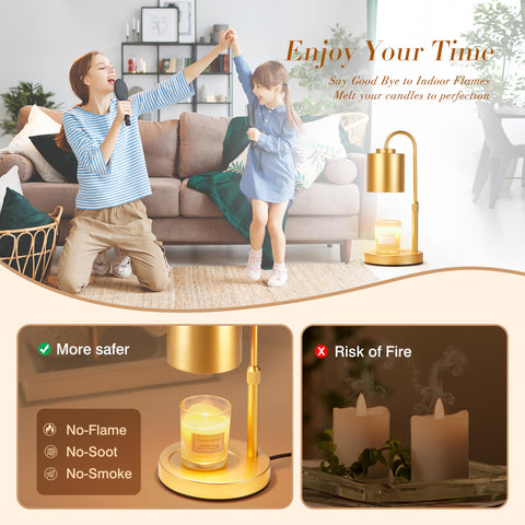 CastleLife safety-focused design eliminates open flame for worry-free home use.