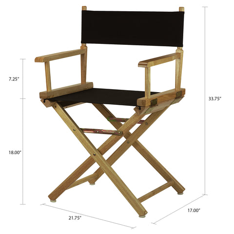 Casual Home Director's Chair in room setting illustrates versatile use at home or events