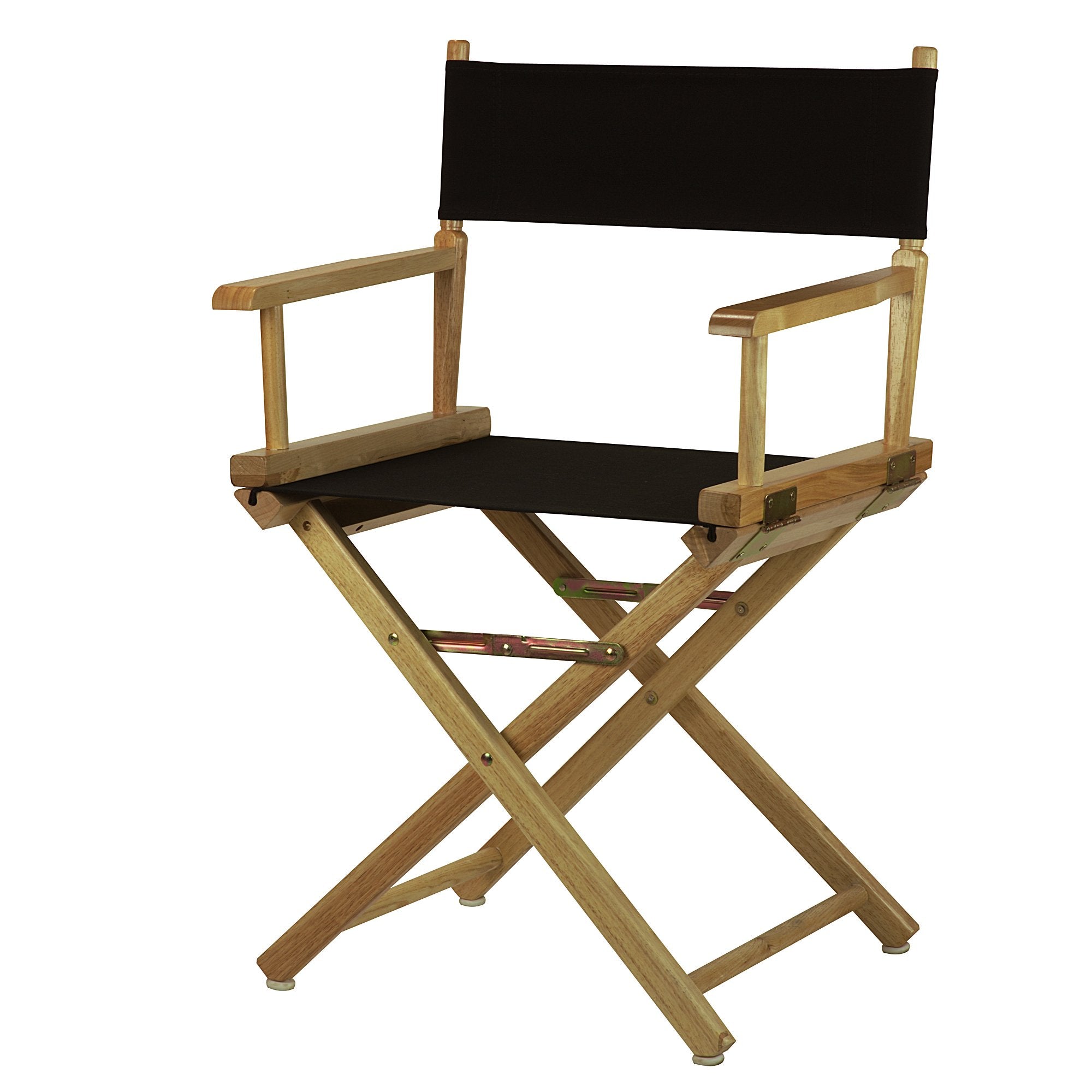 Casual Home Director's Chair back view shows the natural frame and durable support