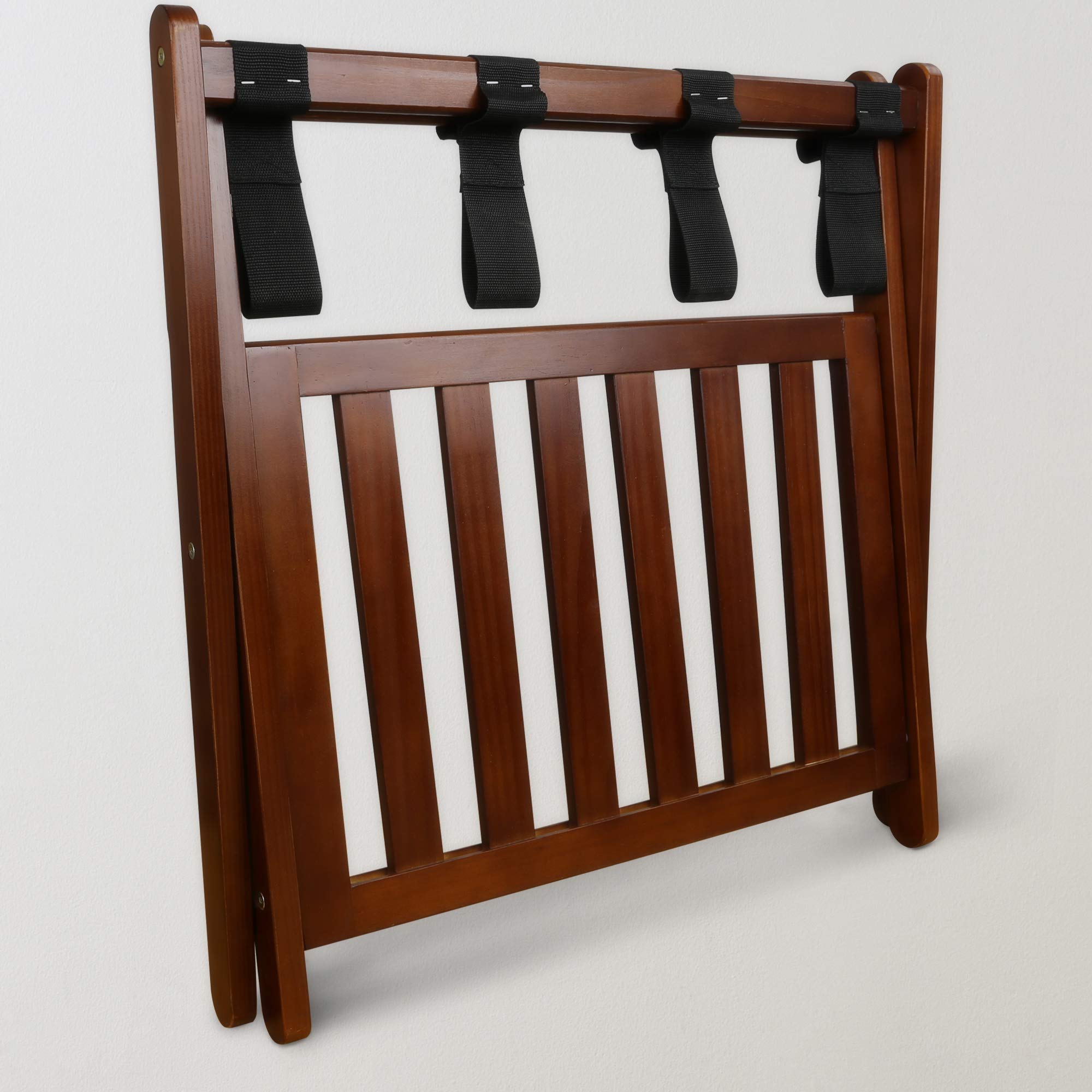 Casual Home solid wood frame weighs about 8 pounds.