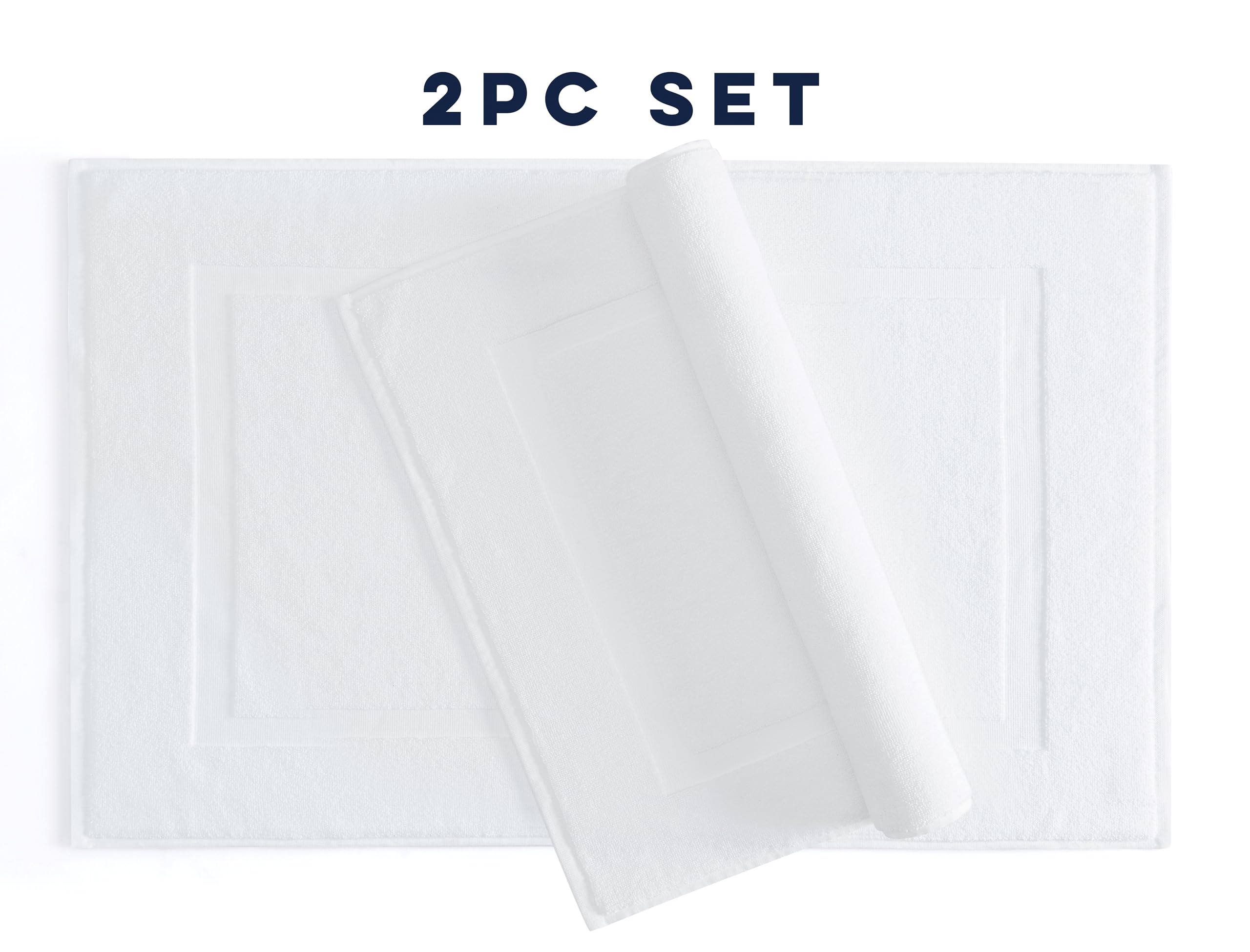 Casual Living two-piece bath mat set arranged together for a coordinated bathroom look.