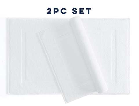 Casual Living two-piece bath mat set arranged together for a coordinated bathroom look.