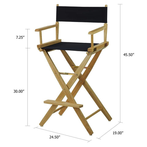 Casual Home American Trails director's chair with built-in armrests, added support during gatherings.
