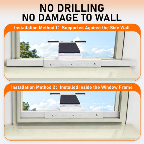 CAT SO RICH supports up to 165 lbs for most window AC units