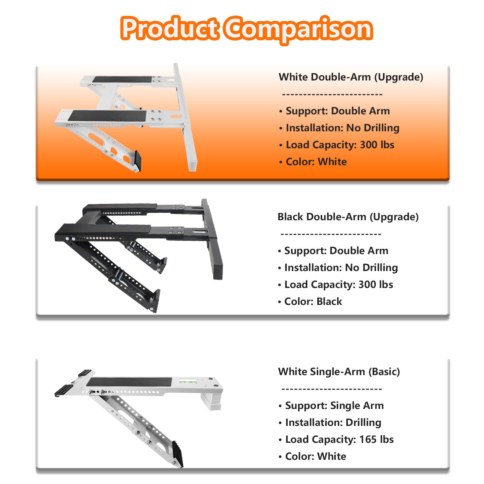 CAT SO RICH bracket extended to 32-42 inches for wide window openings