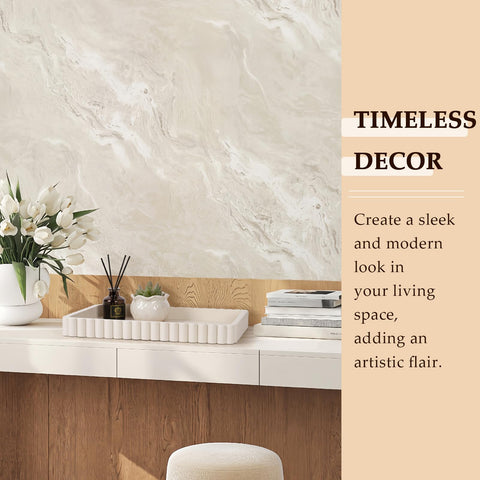 Cathyeen concrete tray coffee table centerpiece elevates decor with calm neutral tone.