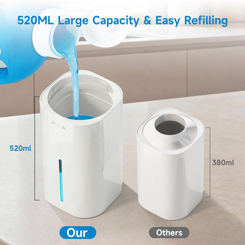 CATIRE rechargeable 2000mAh battery dispenser for long-lasting use at home.