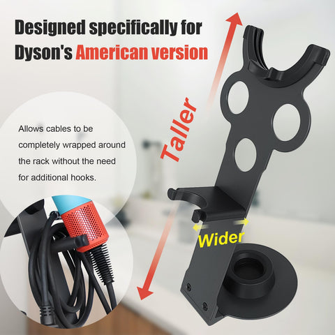 CATOOMUU Dyson storage image highlights nozzle and accessory organization.