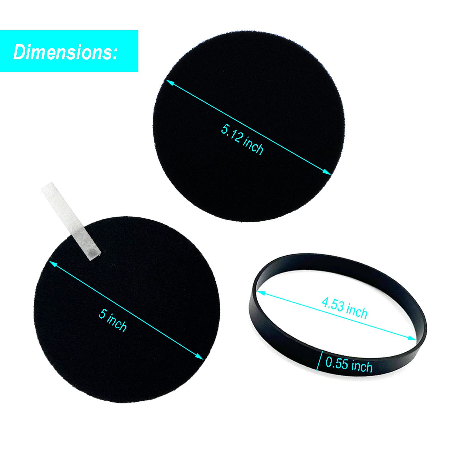 CauYien 2252 fiber filter with pull tab for easy removal