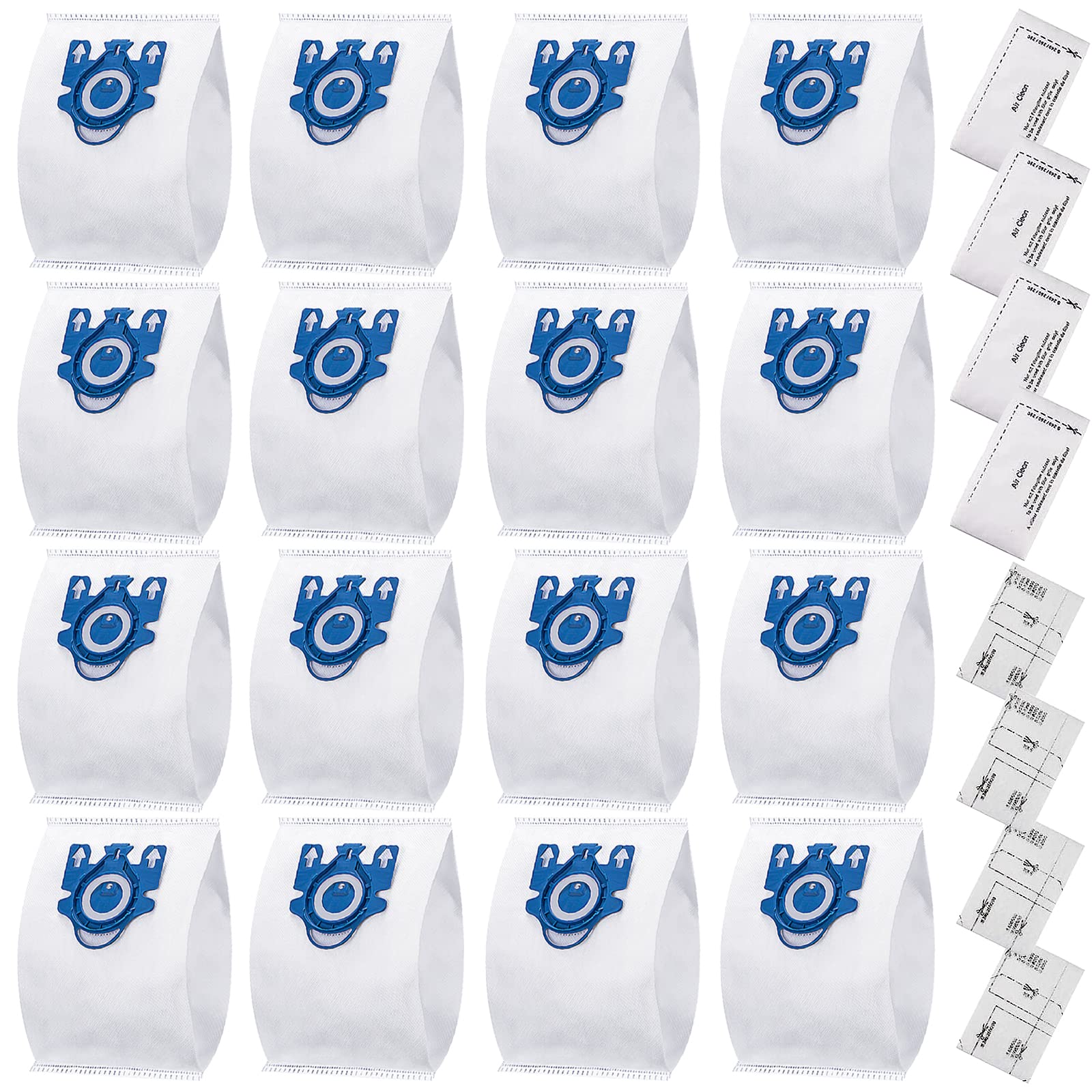CauYien Miele AirClean 3D GN bags 16-pack packaging view.