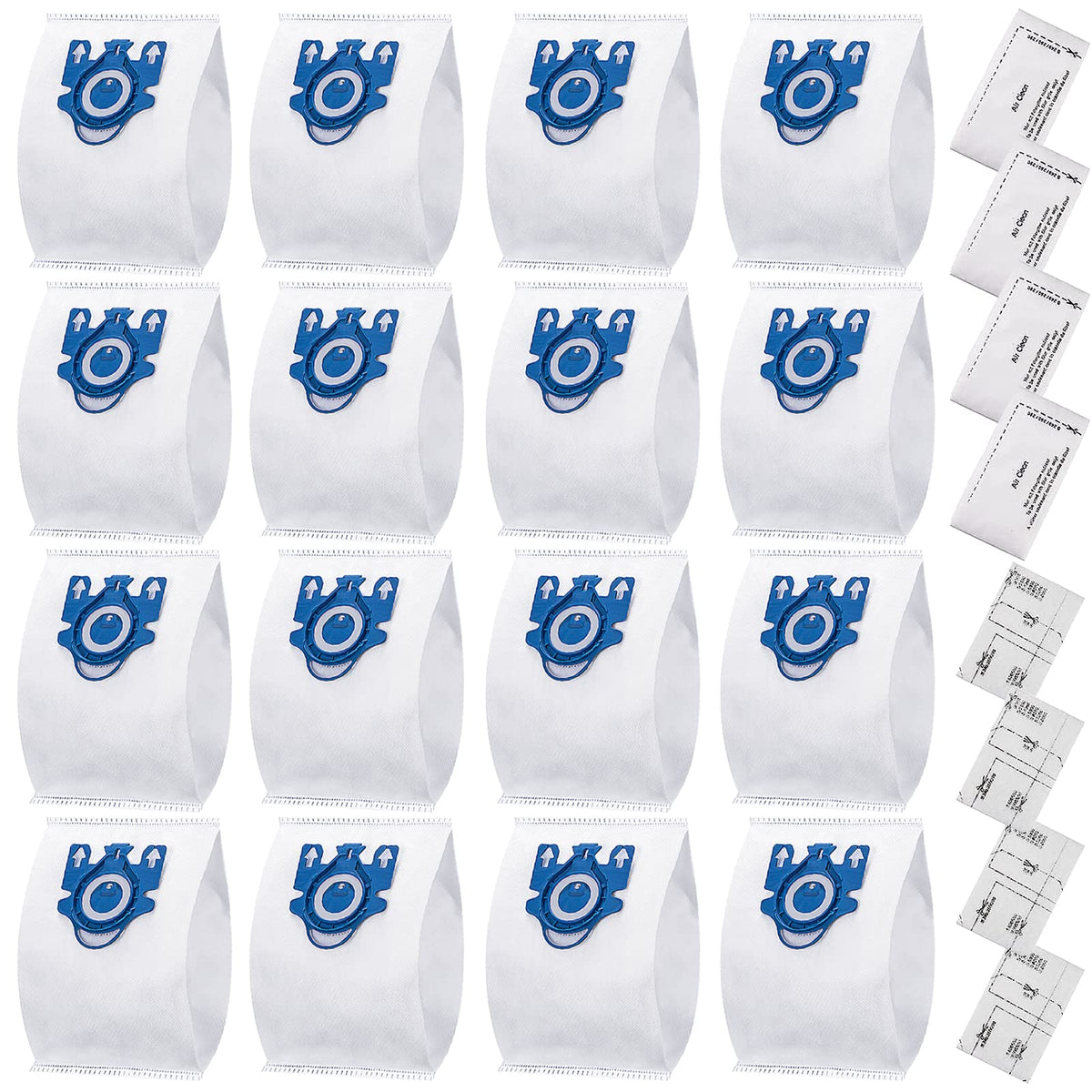 CauYien Miele AirClean 3D GN bags 16-pack packaging view.