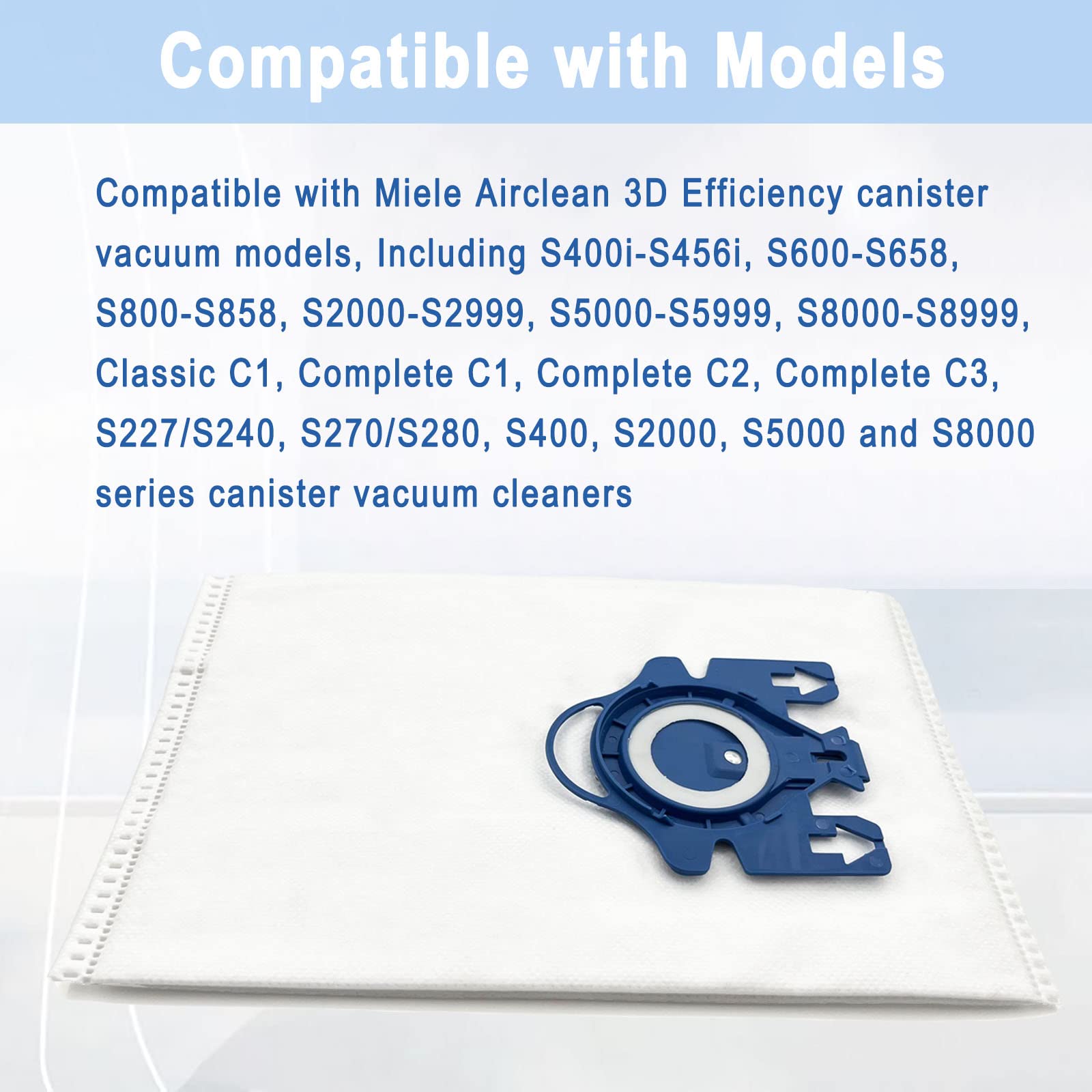 CauYien Miele AirClean 3D GN bags seal system demo.