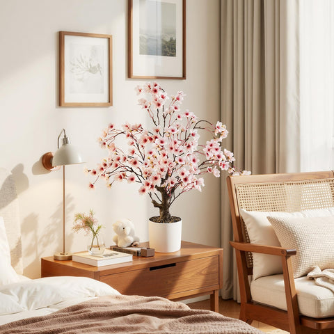 Caxchiling Cherry Blossom 2ft wedding centerpiece idea with delicate pink petals