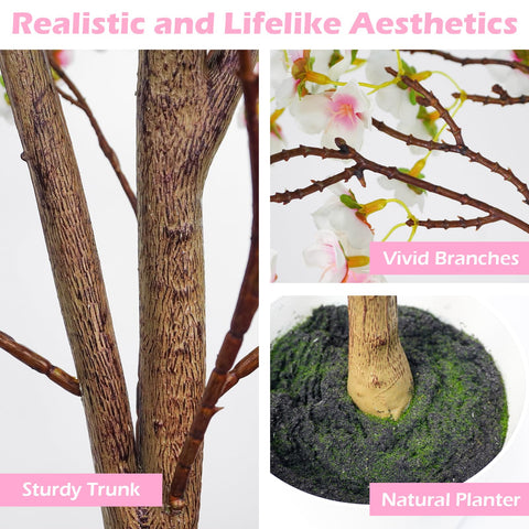 Caxchiling lifelike branches with subtle thorns and realistic trunk enhance realism