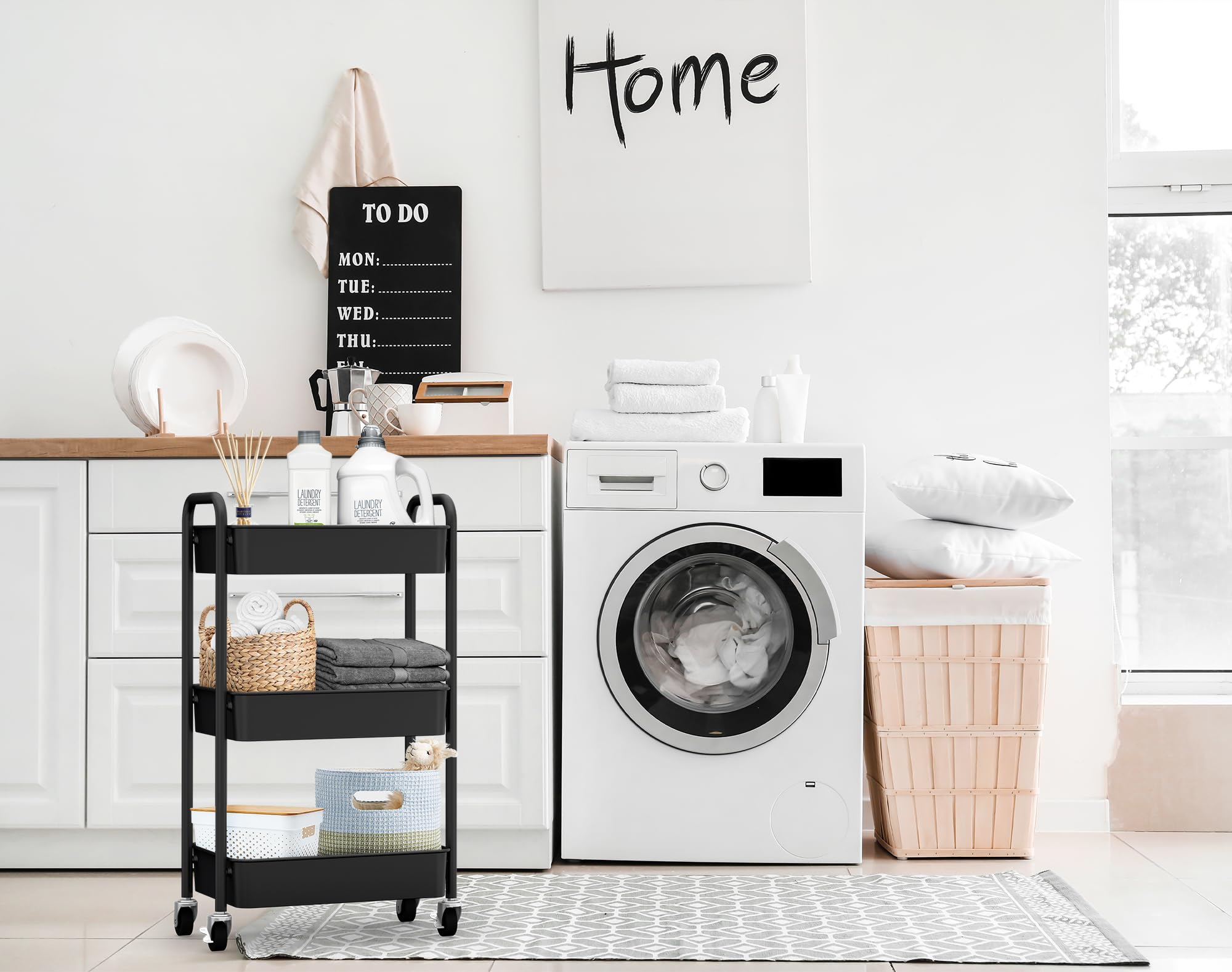 CAXXA cart dimensions show compact, space-saving design