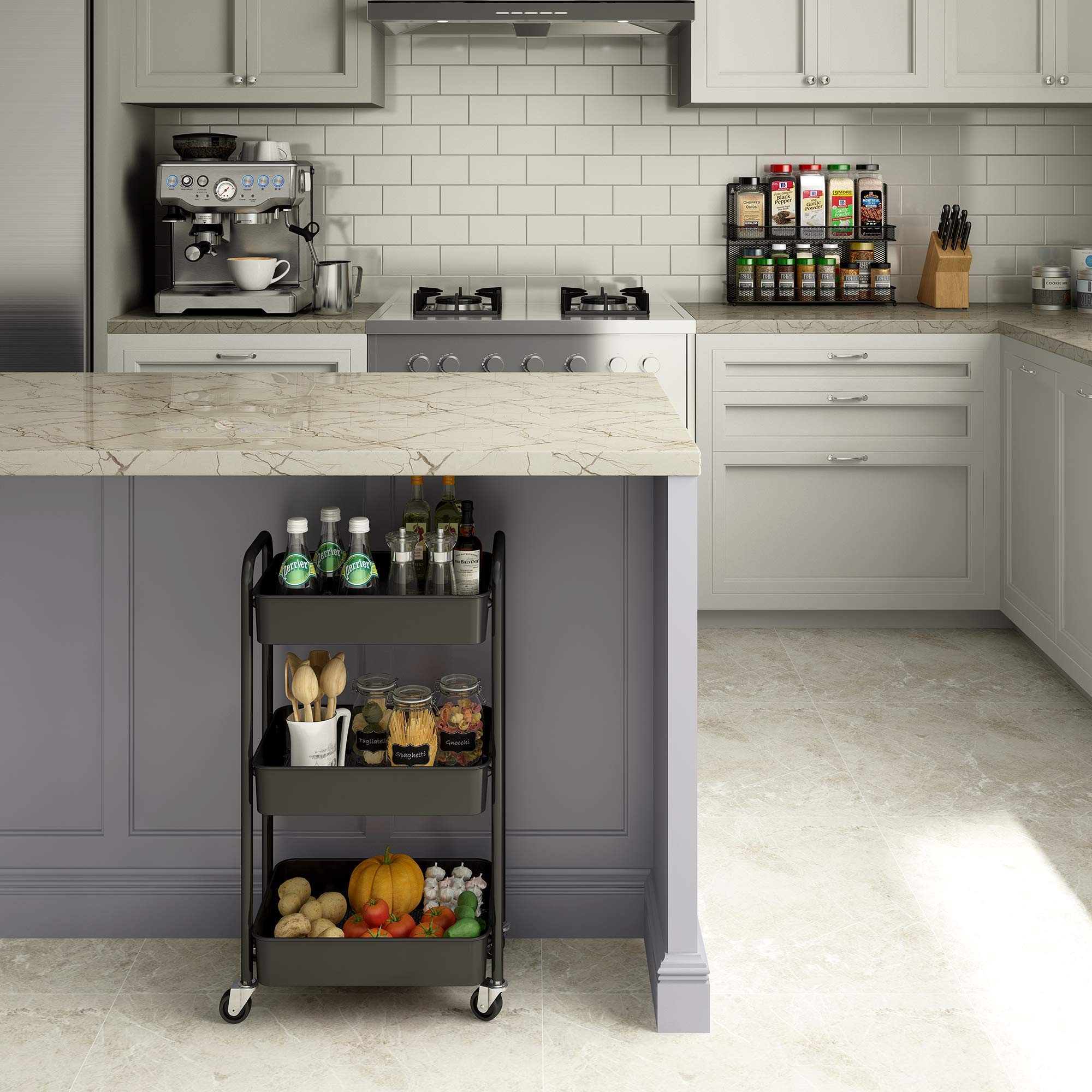 CAXXA wheeled storage organizer to reduce clutter