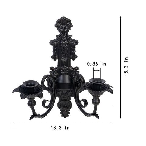 Pair of CC Wonderland Zone sconces flanking a mirror for balanced decor.