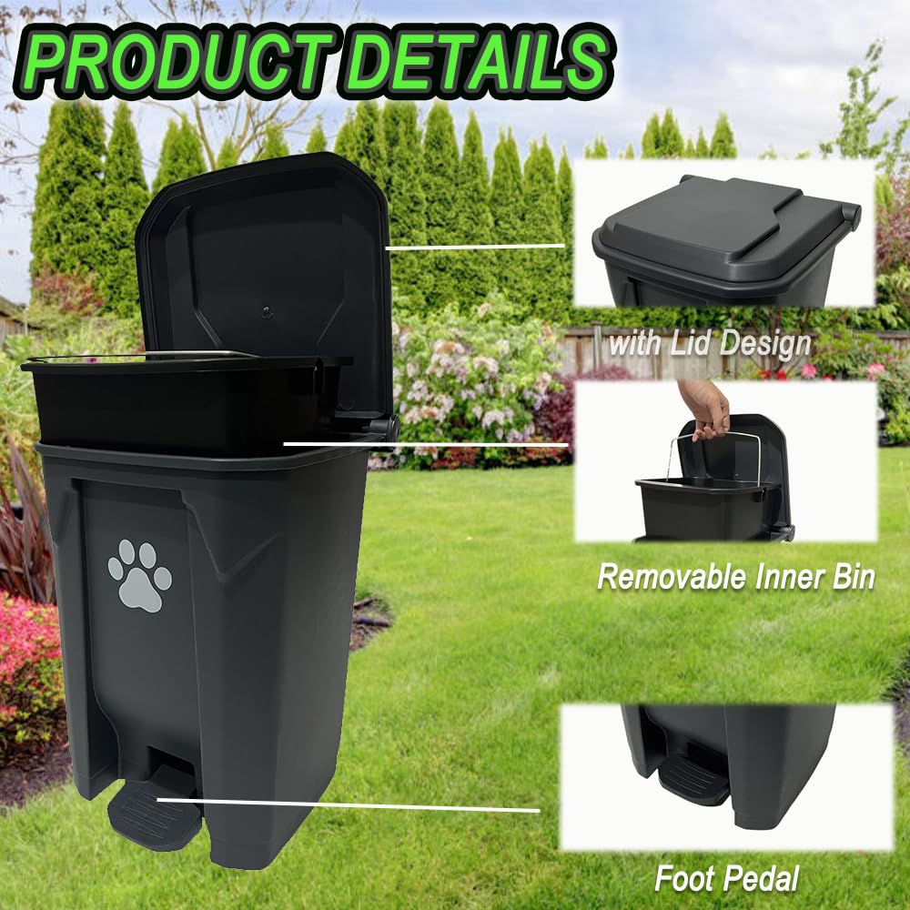 Includes 100 heavy-duty bags for reduced leaks and odors
