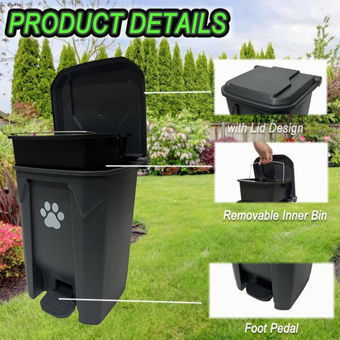 Includes 100 heavy-duty bags for reduced leaks and odors