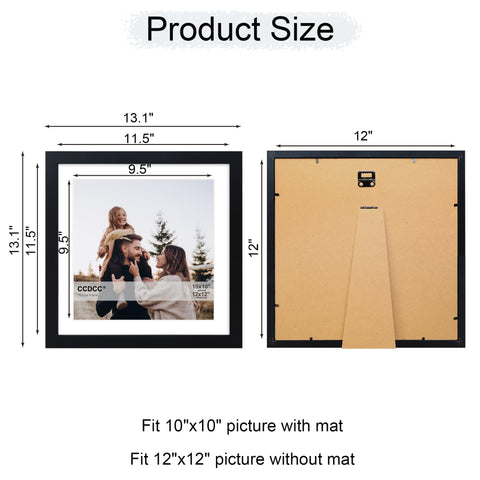 ccdcc 12x12 frame set packaging with corner protectors to prevent damage.