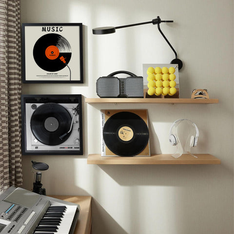 ccdcc black wood finish frame close-up showcases premium wall-ready design.