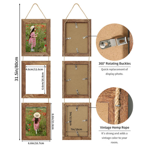 ccdcc hemp rope hanging layout adds natural rustic charm to any wall.