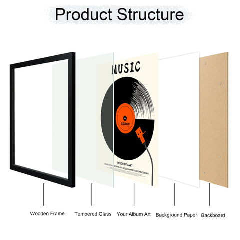 ccdcc vinyl frame back panel highlights easy wall-mount and quick changes.
