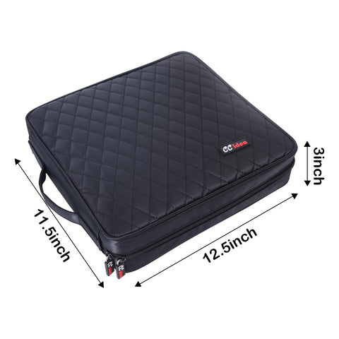CCidea CD/DVD case holder with discs inside, protected from scratches and moisture.