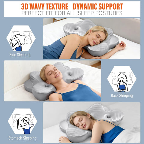 CCidea memory foam core 1300g providing balanced neck support