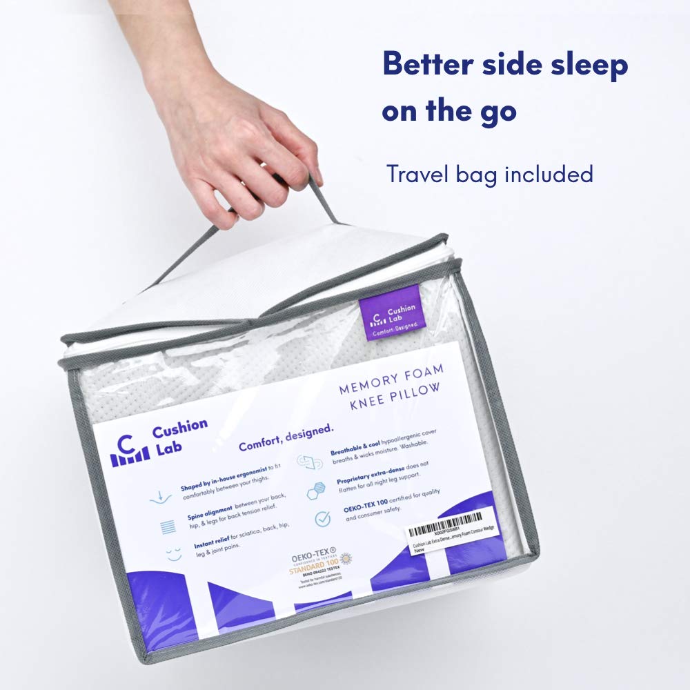 C CUSHION LAB healthy spine alignment and leg support during sleep.