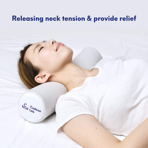 C CUSHION LAB dense memory foam core adapts to your neck curve for steady comfort.