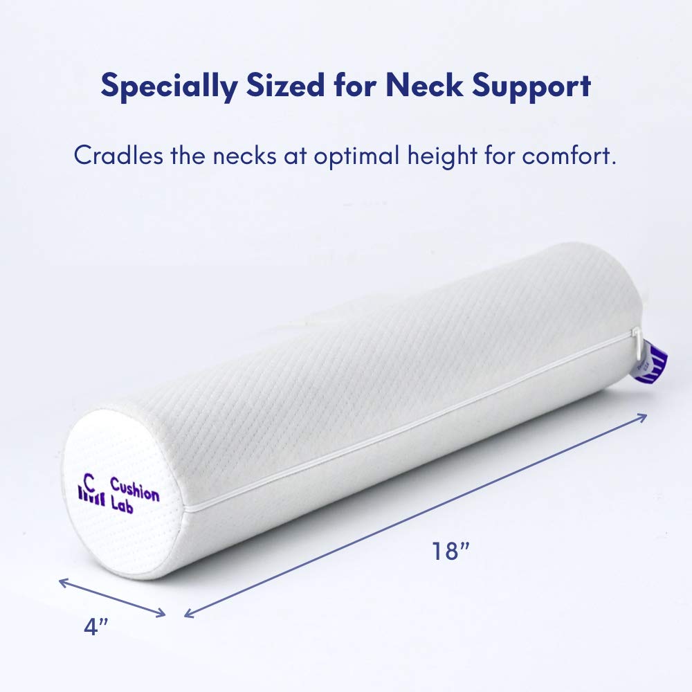 C CUSHION LAB travel bag keeps the roll pillow clean on trips.