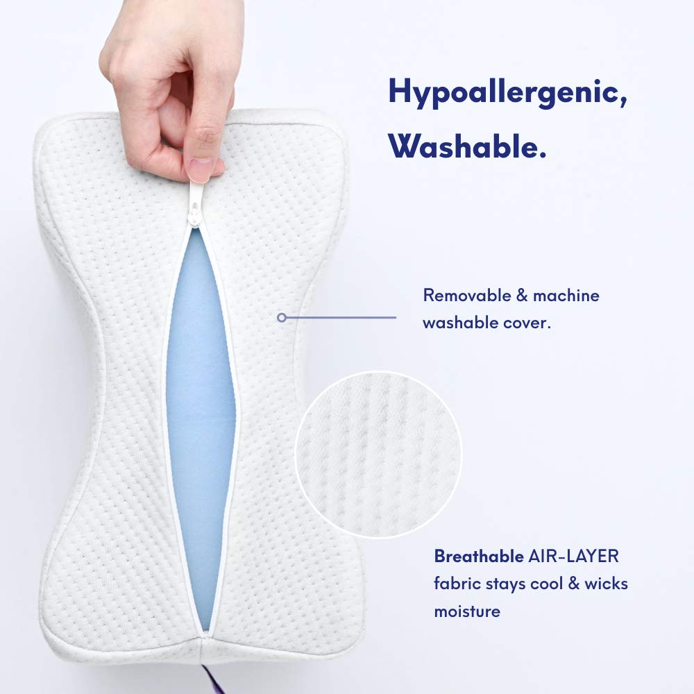 C CUSHION LAB side sleeping relief for back and hip comfort.