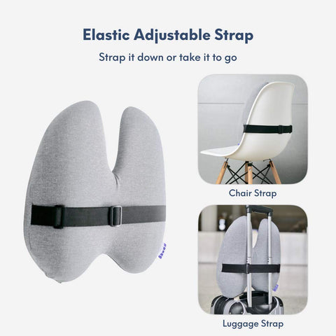 CC Cushion Lab car-seat usage supporting posture during commutes.