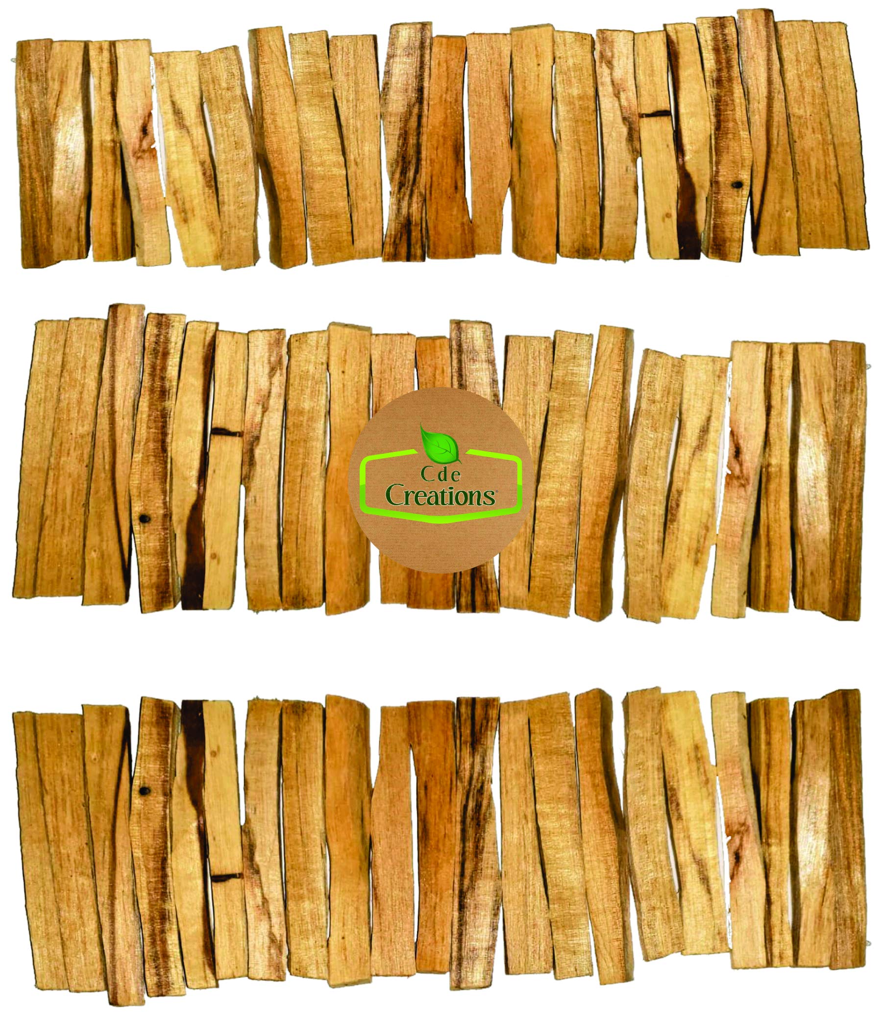 CDE Creations 60 Palo Santo sticks bulk lot for purifying spaces and rituals.