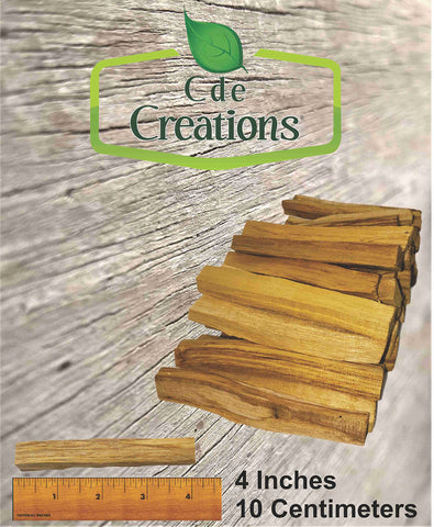 CDE Creations high resin Palo Santo sticks deliver a potent, grounding aroma for meditation.
