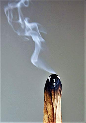CDE Creations Palo Santo smoke purifies air and elevates mood