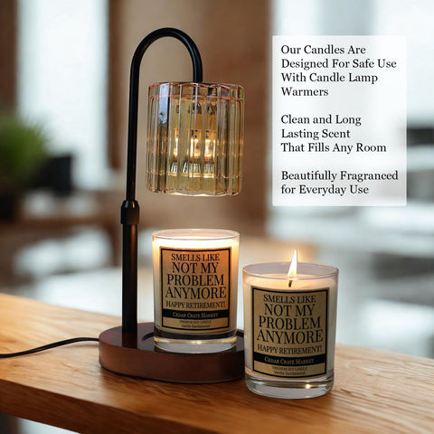 CEDAR CRATE MARKET candle with 60+ hour burn time for extended celebrations
