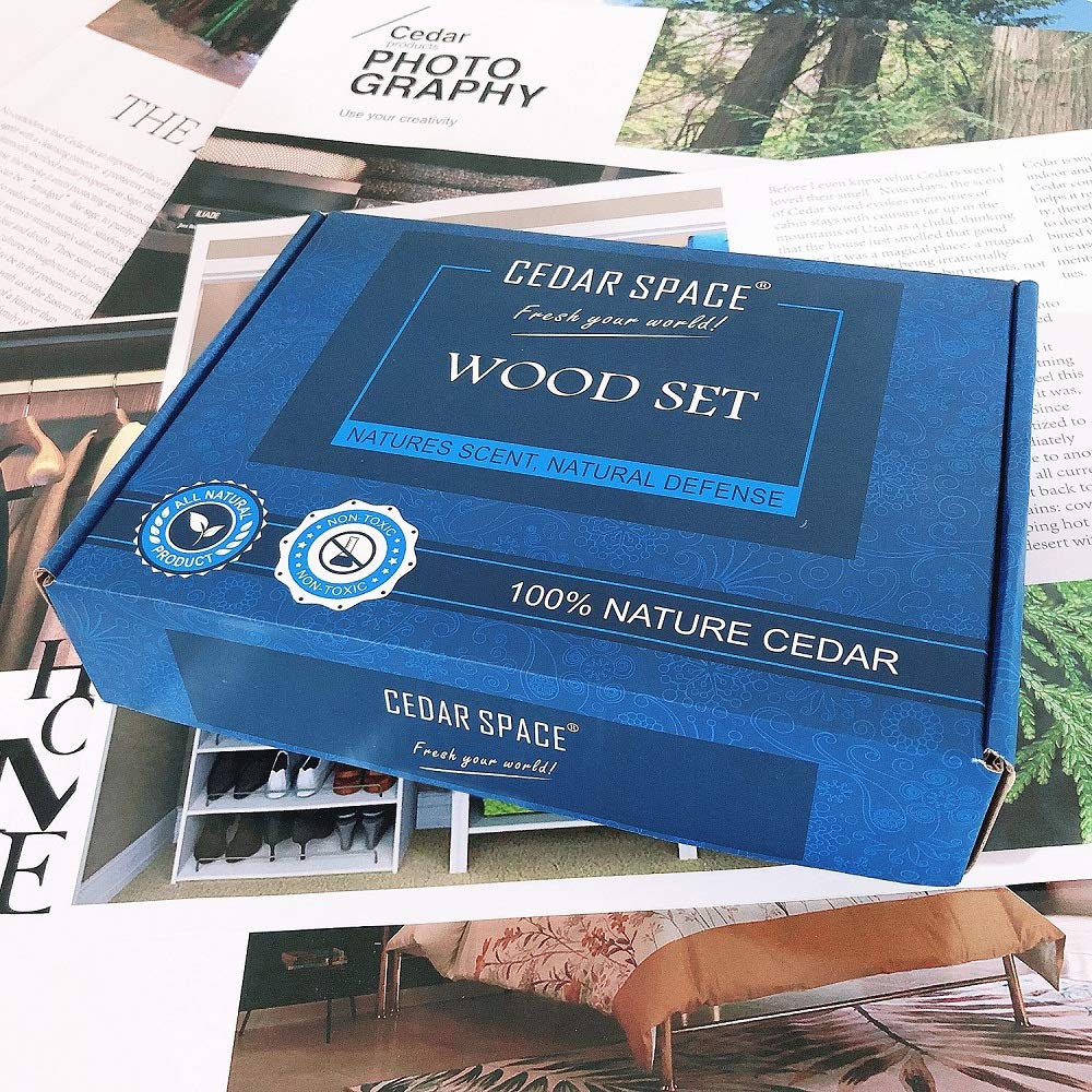 Cedar Space cabinet storage uses natural cedar to deter odors.