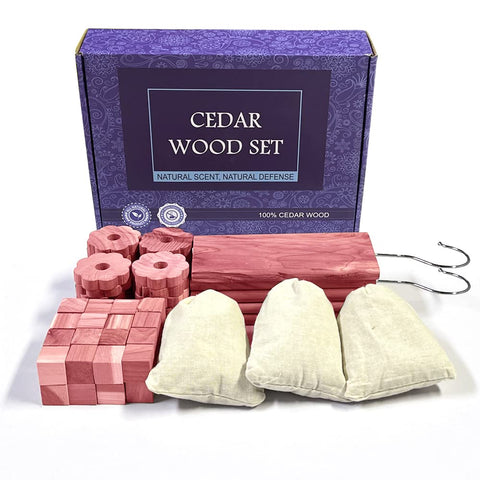 Closeup of Cedar Space cedar wood grain and subtle cedar oil scent