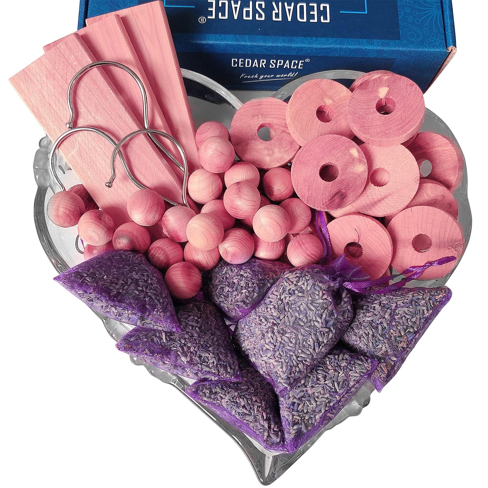 Cedar Space cedar blocks in a drawer deliver a gentle, long-lasting fragrance.