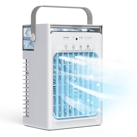 cedeil portable air conditioner front view shows compact design ideal for desks